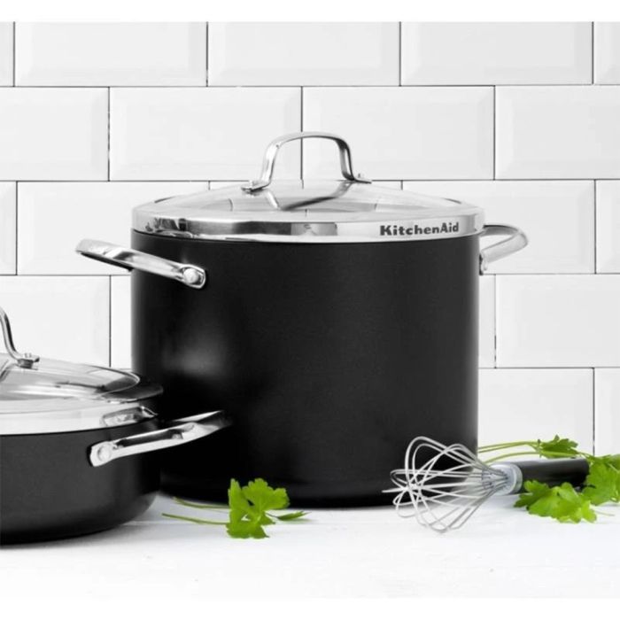 Кастрюля KitchenAid Aluline 24 см 8 л з керамічним покриттям (CC001258-001) изображение 2