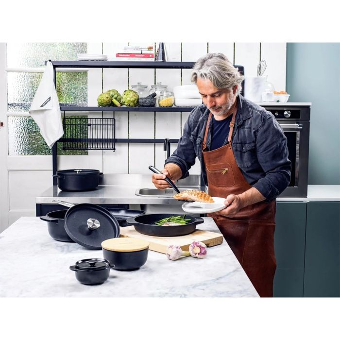 Сковорода KitchenAid Matte Oven-to-table гриль 26 см (CC004600-001) зображення 4