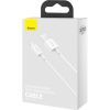 Дата кабель USB 2.0 AM to Lightning 1.0m 2.4A white Baseus (CALYS-A02) зображення 6