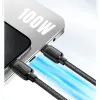 Дата кабель USB-C to USB-C 1.0m 100W black Essager (EXCTT1-TD01-P) изображение 7