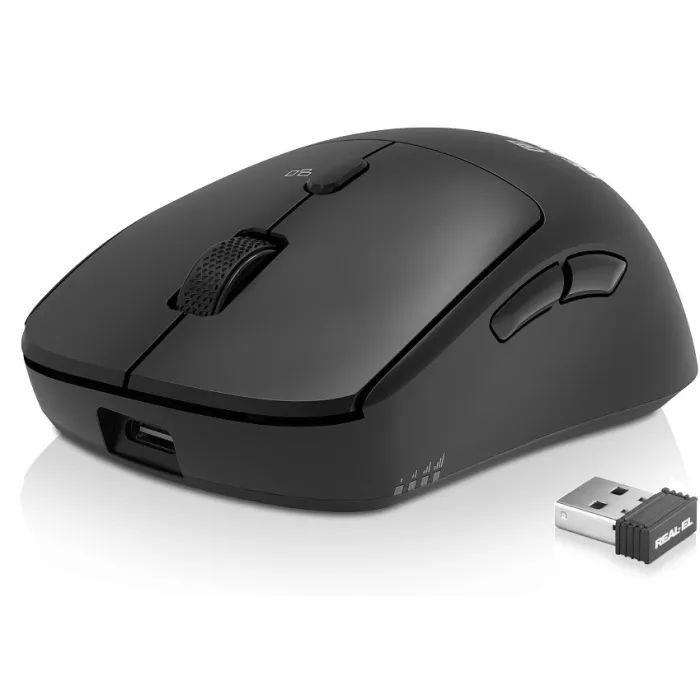 Мышка REAL-EL RM-355W Wireless Black (EL123200054) изображение 2
