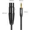 Кабель мультимедійний 3.5mm M to XLR F 2.0m AV182 black Ugreen (20244) зображення 11