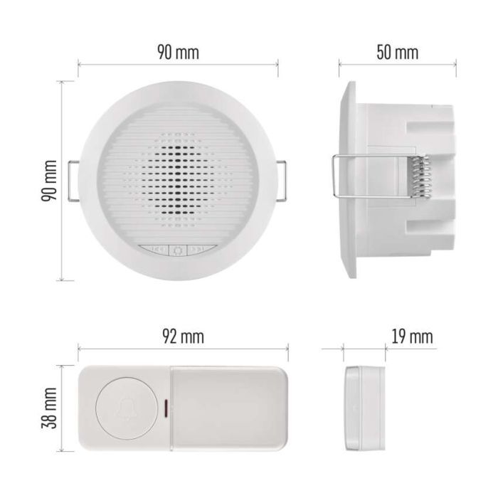Дверной звонок EMOS P57103 изображение 3