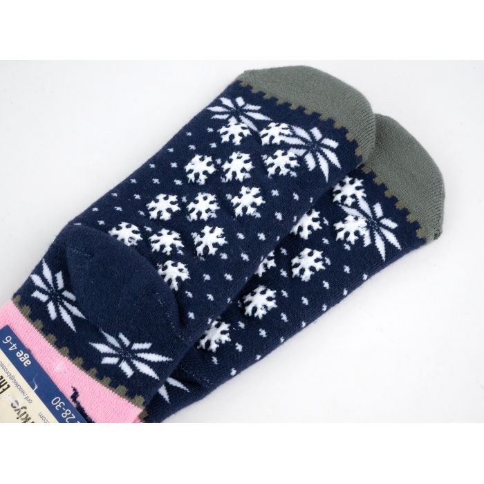 Шкарпетки дитячі Bross махрові (9906-4-6-darkpink) зображення 3