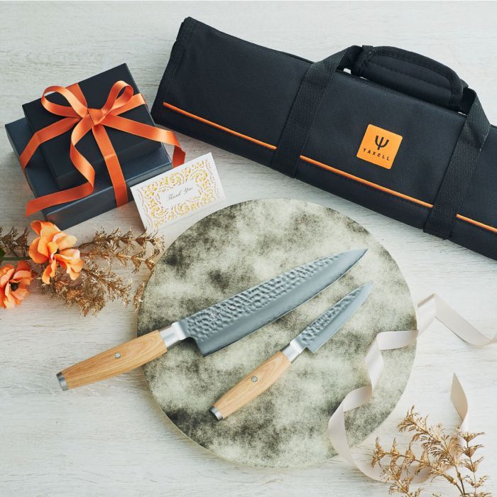 Кухонный нож Yaxell серія "Ketu" Limited addition для овочів 100 мм (34935L) изображение 2