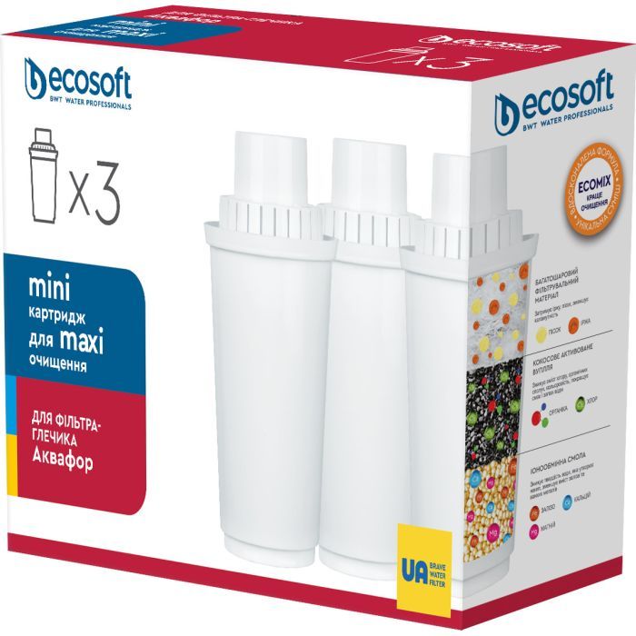 Картридж для фильтра кувшина Ecosoft Аквафор 3 шт. (CRVK3AQRECO) изображение 3