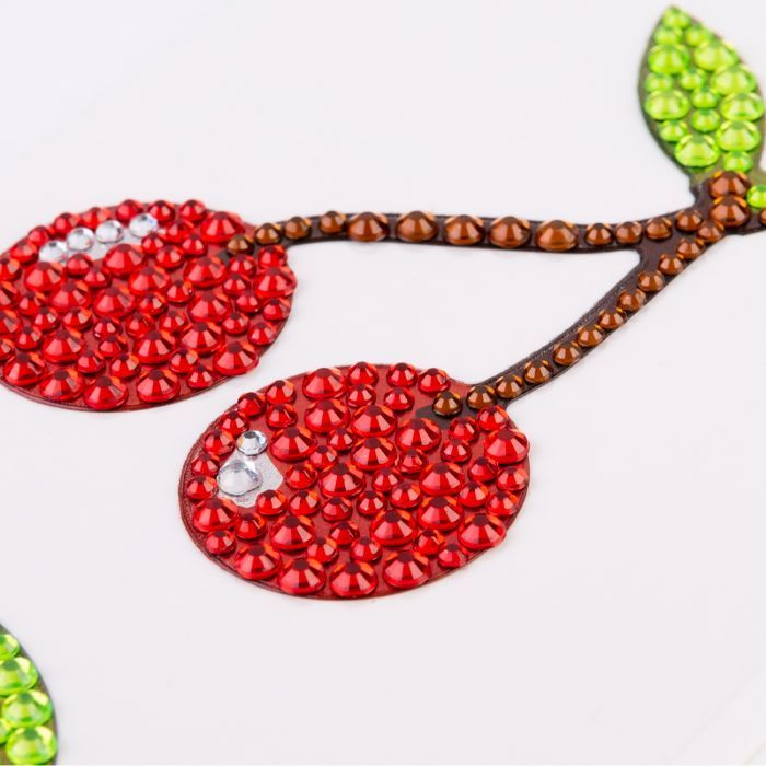 Набір для творчості Santi Вишні аплікація зі страз самоклеючих 5х11 см (743023) зображення 2