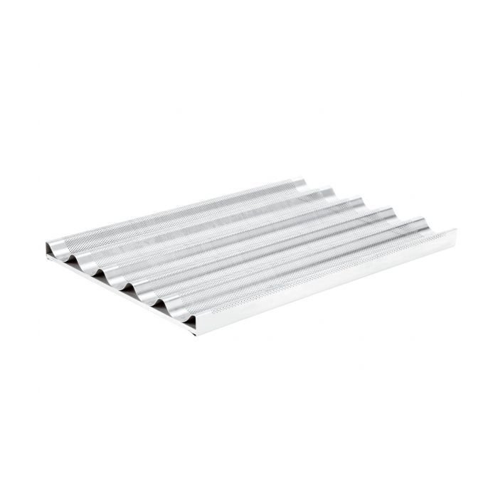 Лист для выпечки Paderno для багетів 43х65 см з силіконовим покриттям (41758-65)