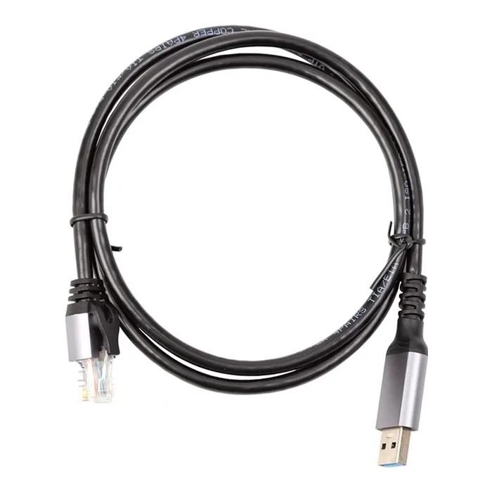 Дата кабель USB AM to RJ45 Ethernet 5.0m CAT6 UTP PowerPlant (CA915002)