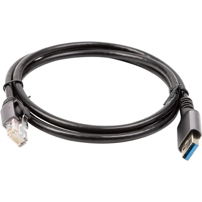 Дата кабель USB AM to RJ45 Ethernet 5.0m CAT6 UTP PowerPlant (CA915002) изображение 2