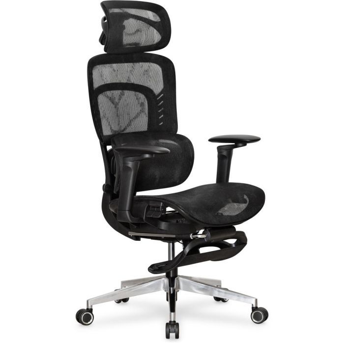 Офісне крісло Mealux M10 Air Massage (з масажним ефектом) Black (HF-M10 M/BB)