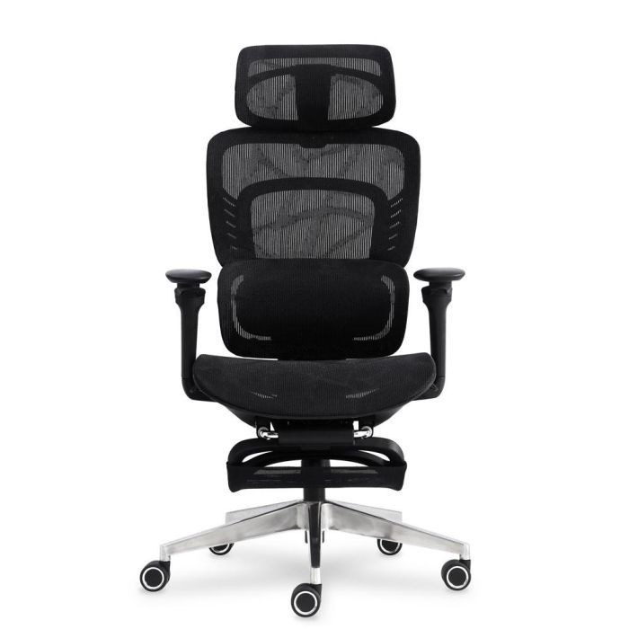 Офісне крісло Mealux M10 Air Massage (з масажним ефектом) Black (HF-M10 M/BB) зображення 3