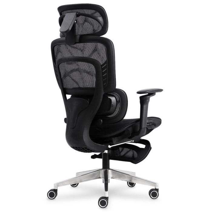 Офісне крісло Mealux M10 Air Massage (з масажним ефектом) Black (HF-M10 M/BB) зображення 4