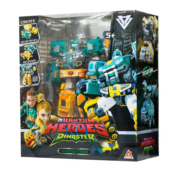 Трансформер Dinoster Стего Трон (2 машины, динозавры) (EU580804) изображение 10