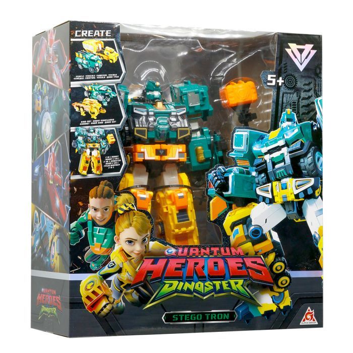 Трансформер Dinoster Стего Трон (2 машины, динозавры) (EU580804) изображение 8