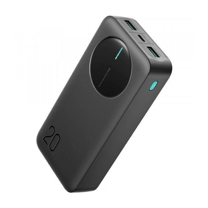 Батарея універсальна JOYROOM 20000mAh 12W 2xUSB-A, USB-C In/Out Black (JR-PBF14) зображення 3