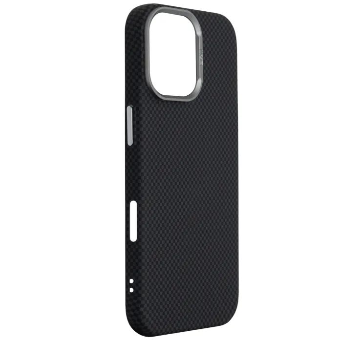 Чехол для мобильного телефона Armorstandart LikeCarbon2 MagCase Apple iPhone 17 Kevlar Black (ARM88379) изображение 3