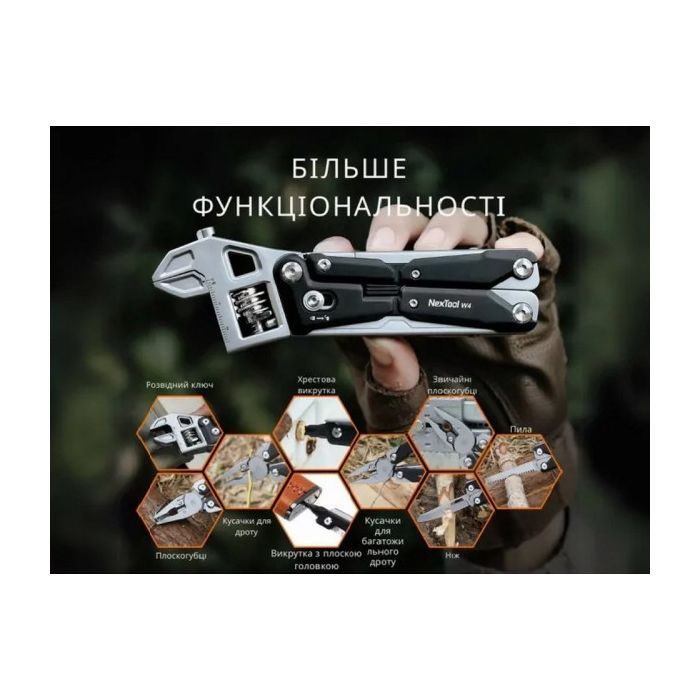 Мультитул Xiaomi Nextool W4 (NE20362A) зображення 10