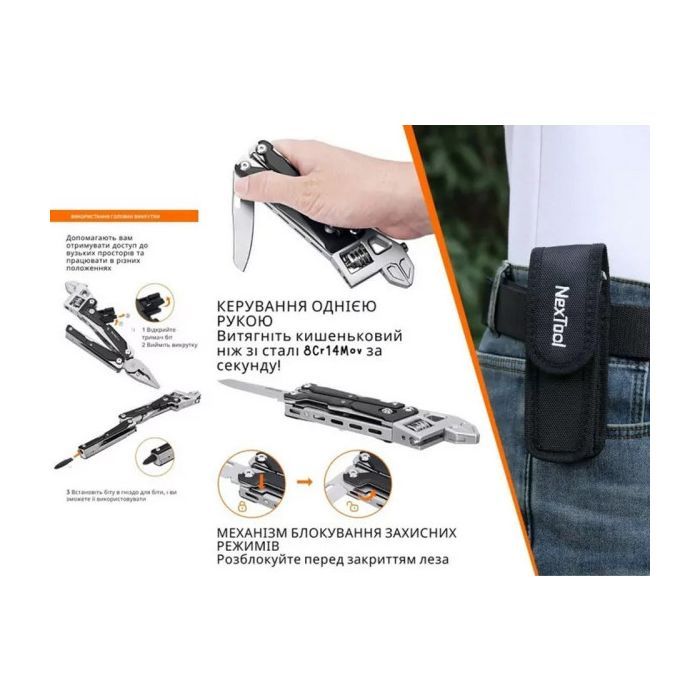 Мультитул Xiaomi Nextool W4 (NE20362A) зображення 11