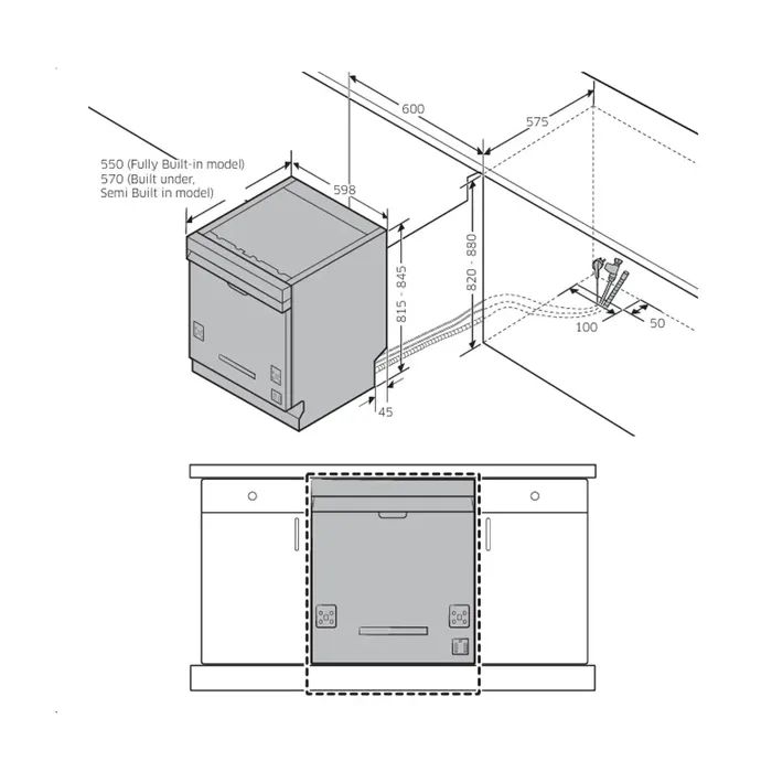 Посудомоечная машина Samsung DW60M6070IB/UA изображение 12