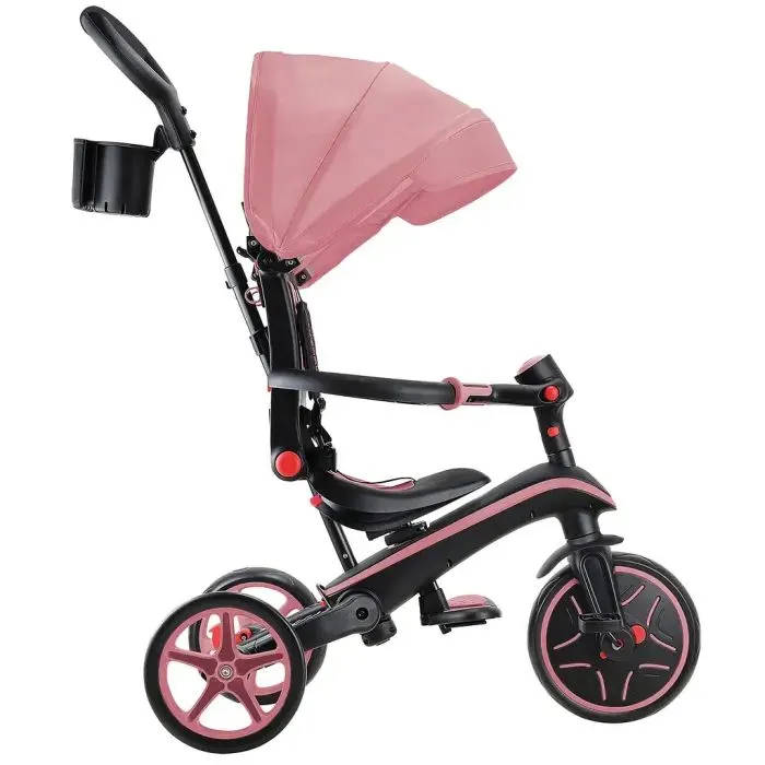 Дитячий велосипед Globber Explorer trike Foldable 4 в 1, рожевий (732-210-2) зображення 2