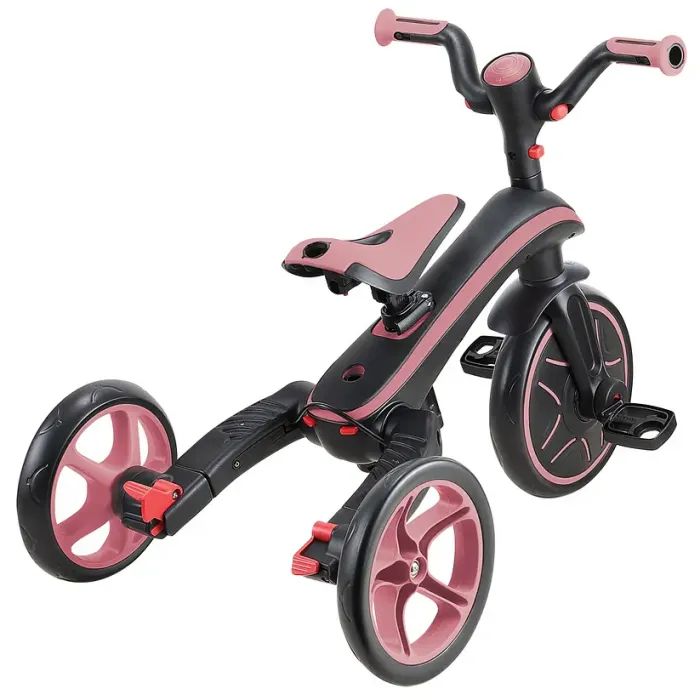 Дитячий велосипед Globber Explorer trike Foldable 4 в 1, рожевий (732-210-2) зображення 8