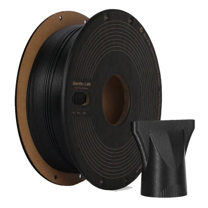 Пластик для 3D-принтера Bambu Lab PPA-CF 1.75mm 0.75kg Black (73100)