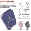 Батарея універсальна EMOS 10000mAh WI1046, 20W, Wireless, blue (B0551BL) зображення 12