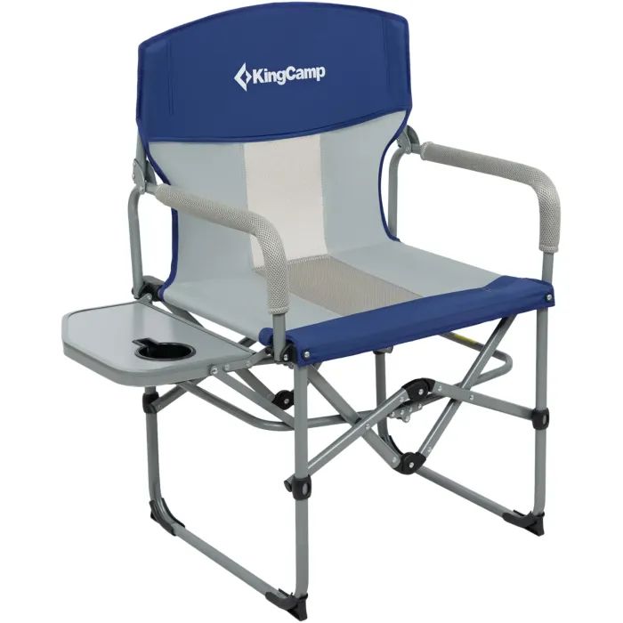 Крісло складане KingCamp ASH Navy/Beige (KC3824_NAVY/MEDIUMGREY) зображення 2