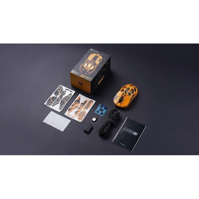 Мышка GravaStar Mercury X RGB Wireless/Bluetooth/USB Battle-Worn Yellow (GS_X_YLW) изображение 2