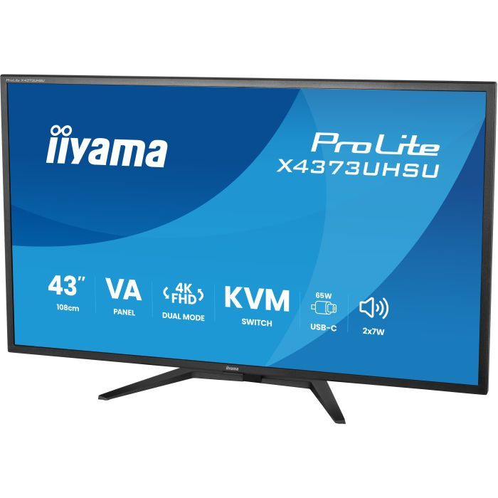 Монитор iiyama X4373UHSU-B2 изображение 9