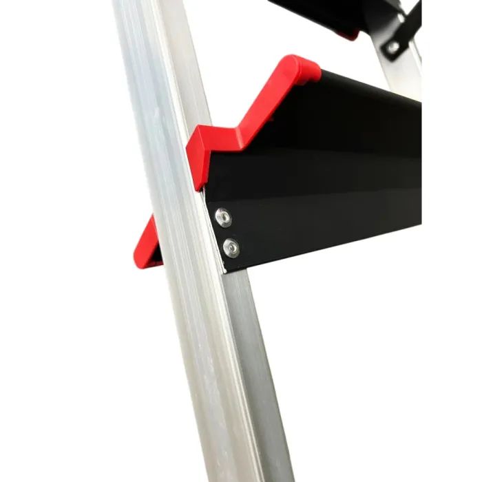 Лестница GTM стременка 3сх. верхняя ступенька-0,63м, ступеньки 13см., анодированный (KMH0103BP) изображение 5