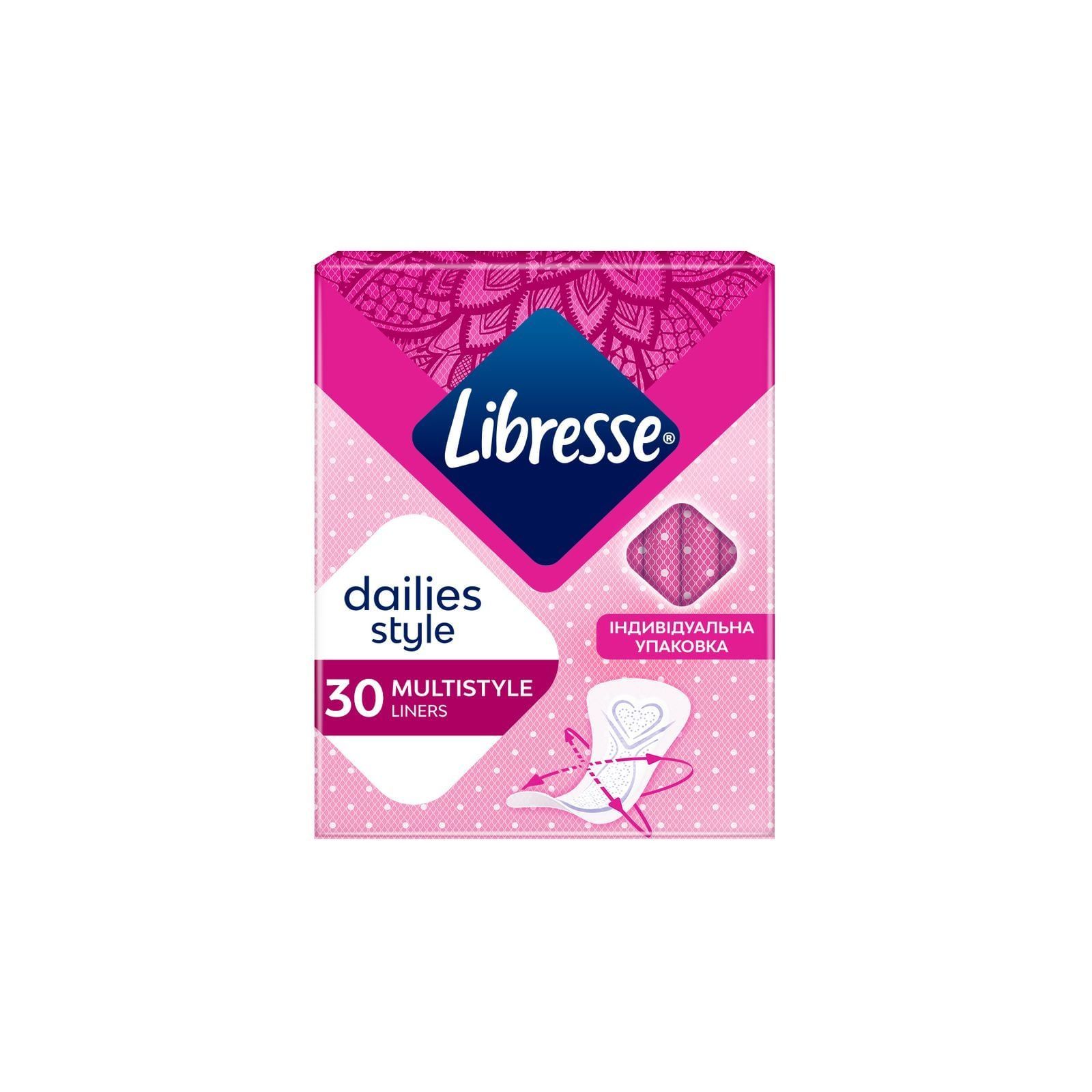 ᐈ Купити щоденні прокладки Libresse Dailies Style Multistyle 30 шт ...