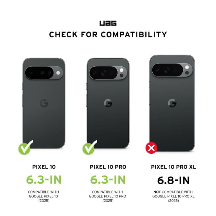 Чехол для мобильного телефона UAG Google Pixel 10 Pro Pathfinder Clear MagSafe ash (614469113140) изображение 10