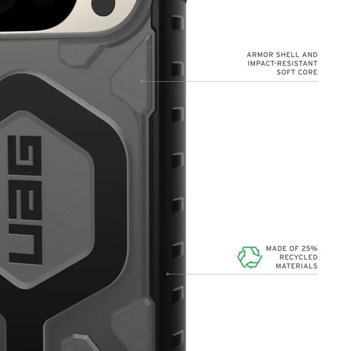 Чехол для мобильного телефона UAG Google Pixel 10 Pro Pathfinder Clear MagSafe ash (614469113140) изображение 5