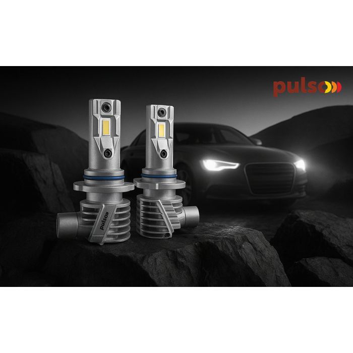 Автолампа PULSO LED-chips 7535/9-18v/2x28w/6000Lm/6500K (M6-HIR2) изображение 5