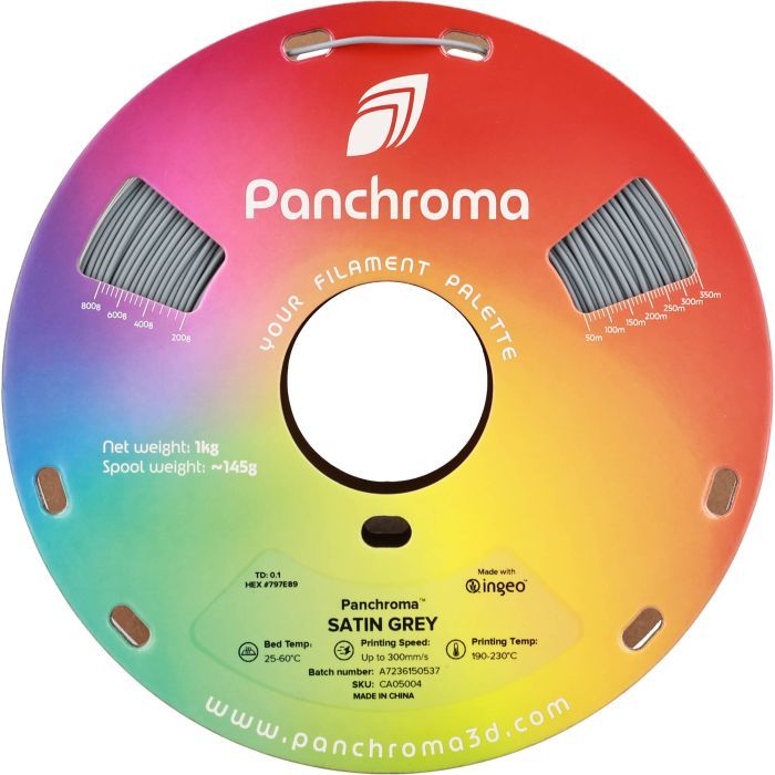 Пластик для 3D-принтера Polymaker PLA PANCHROMA SATIN 1,75mm 1kg BLACK (CA05011) зображення 2