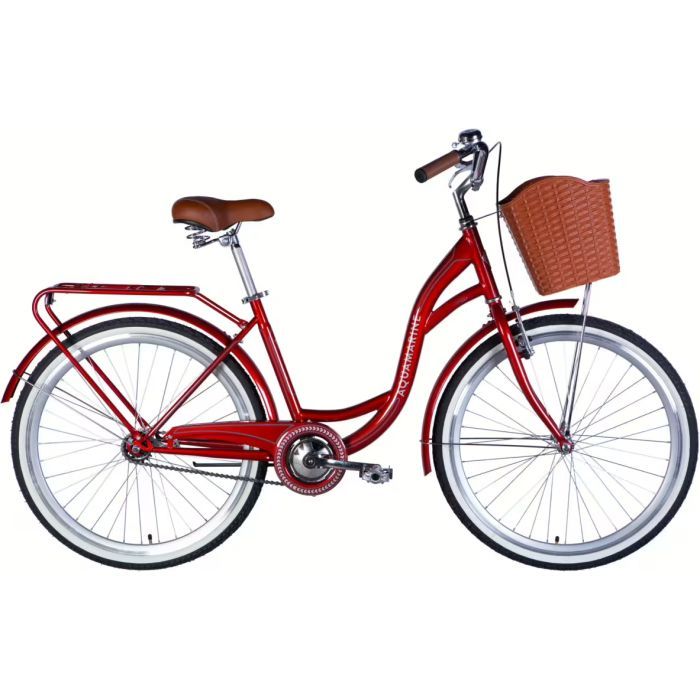 Велосипед Dorozhnik 26" AQUAMARINE BH рама-17" ST 2026 бордовий (OPS-D-26-354)