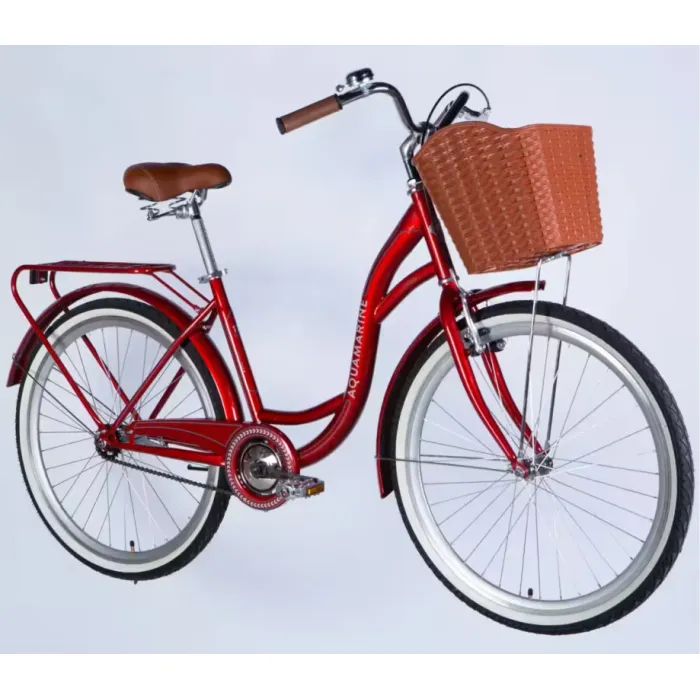 Велосипед Dorozhnik 26" AQUAMARINE BH рама-17" ST 2026 бордовий (OPS-D-26-354) зображення 2