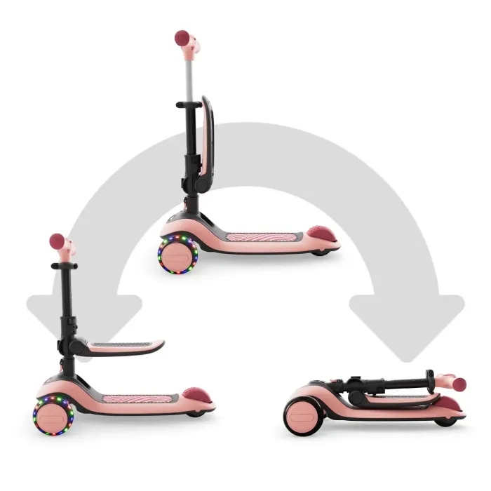 Самокат Kinderkraft Halley 2 Rose Pink (KRHALL02PNK0000) (5902533930173) изображение 3