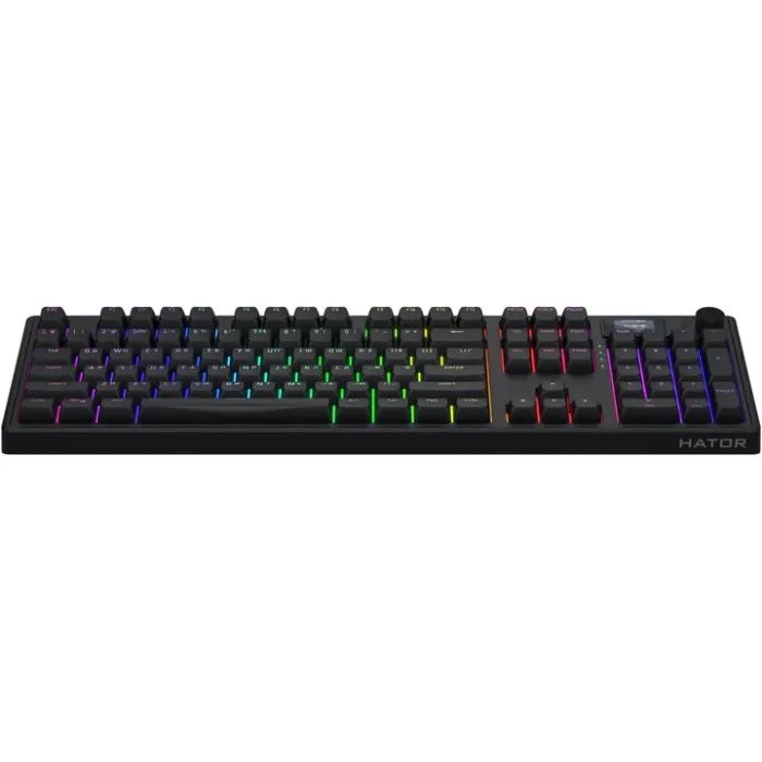 Клавиатура Hator Skyfall 100 PRO Aurum Vanila Silent RGB Wireless/Bluetooth/USB UA Black (HTK4101UA) изображение 2