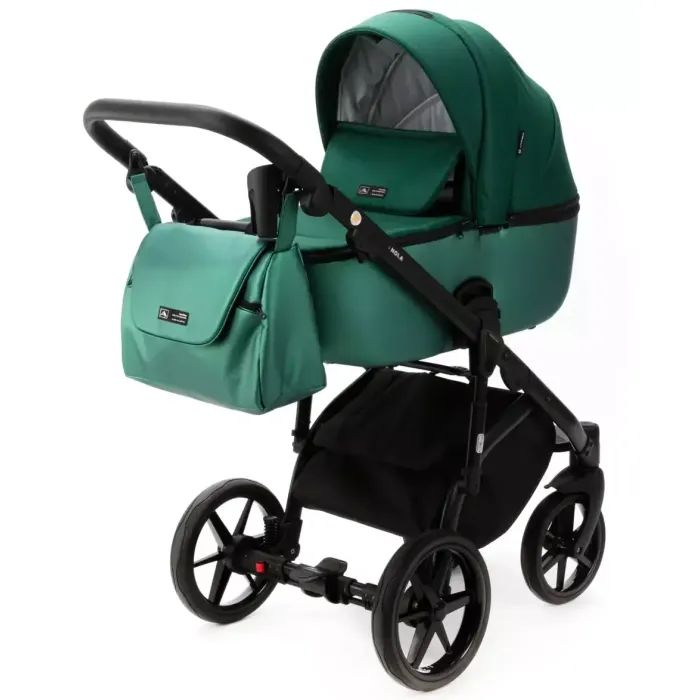 Коляска Adamex 2 в 1 Nola PS-160 бежевий / капучино (681066)