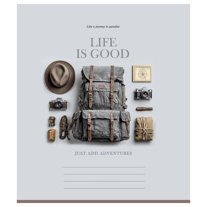 Тетрадь Школярик Life is good 36 листов клетка (036-3670K) изображение 3