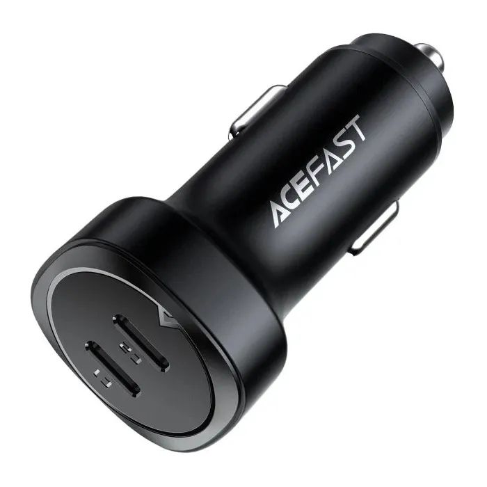 Зарядное устройство Acefast 2xUSB-C 72W car adapter metal (6974316280361) изображение 2