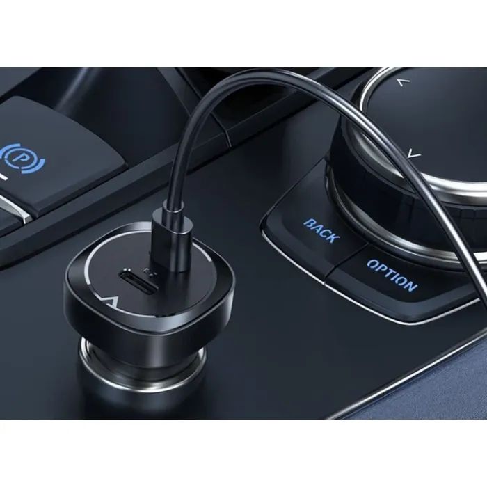 Зарядное устройство Acefast 2xUSB-C 72W car adapter metal (6974316280361) изображение 4