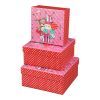 Подарочная коробка Buromax 3 шт с глитером (BM.233313)