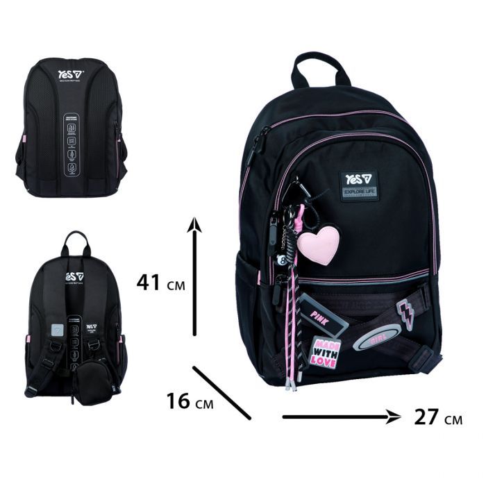 Рюкзак шкільний Yes With Love TS-113M (550320) зображення 3