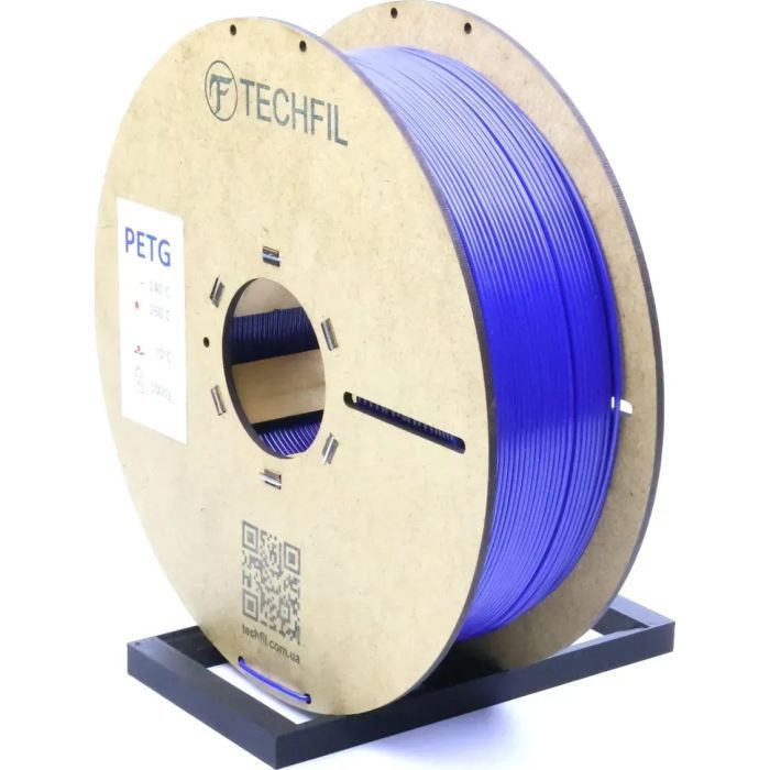 Пластик для 3D-принтера Techfil PETG 074 1.75мм 0.75кг blue (PETG074-750-BLUE)
