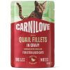 Влажный корм для кошек Carnilove Gravy Quail with Dandelion Sterilised 85 г (8595602584642)