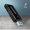 Зчитувач флеш-карт AXAGON USB-A 3.2 to SD/microSD 5Gbps black (CRE-S2N) зображення 6